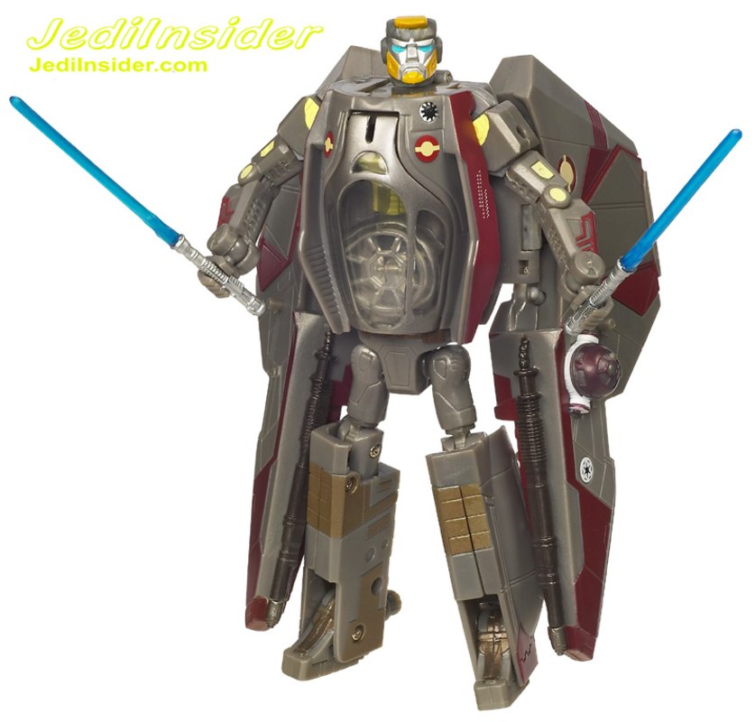 New Looks at Star Wars Transformers General Grievous, Obi